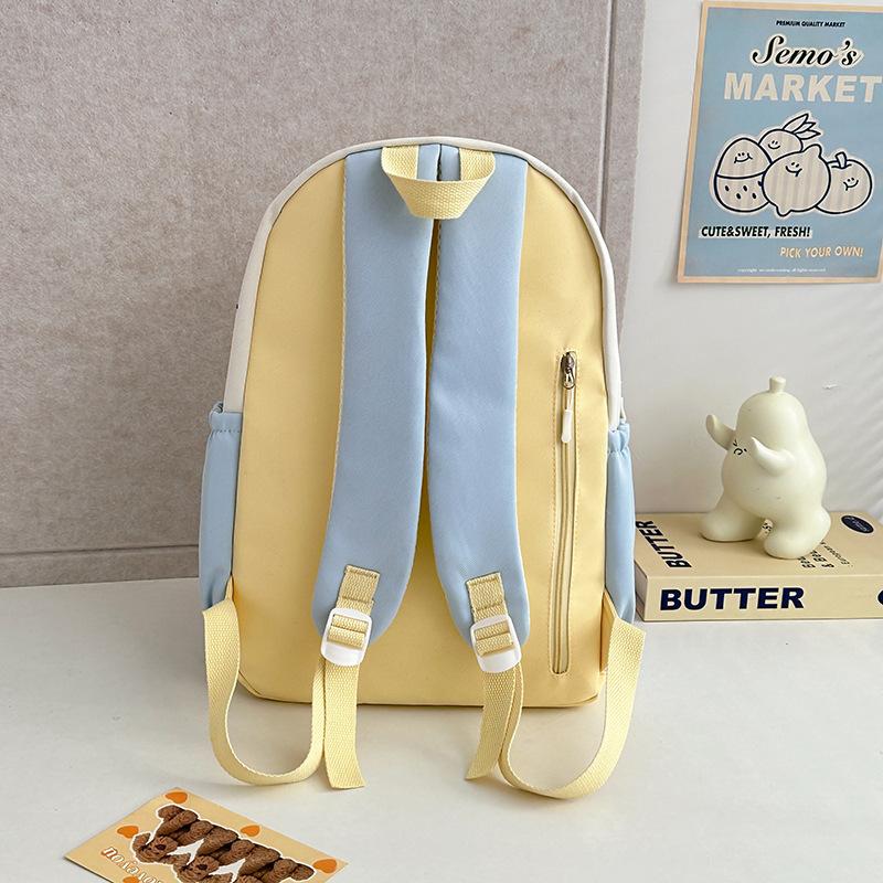 School Bag Korean Version Casual Small Fresh Versatile Backpack Light Going Out Backpack High Value Ins College Style Girl School Bag