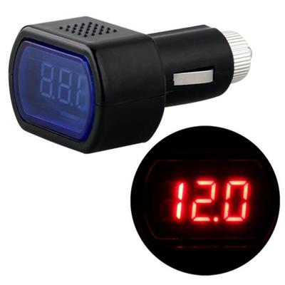 Voltmeter LCD sigarettenaansteker spanning digitaal paneelmeter monitor auto vrachtwagen