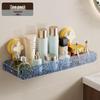 Bathroom Rotating Suction Cup Shelf - Drill-Free Cosmetic Storage & Sink Organizer