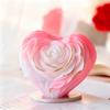 Rose Heart Silicone Candle Molds for Making Candle Soap Home Decoration Multipurpose Silicones Mould for Epoxy Resin