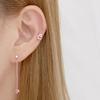 [1+1] Fashion Piercing Bling Moon 3 Types, Choose 1, One Side for Sale