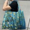 Borsa Tote da Viaggio Pieghevole Ecologica con Cartoni Animati - Borsa da Shopping a Spalla Singola di Grande Capacità per Donne
