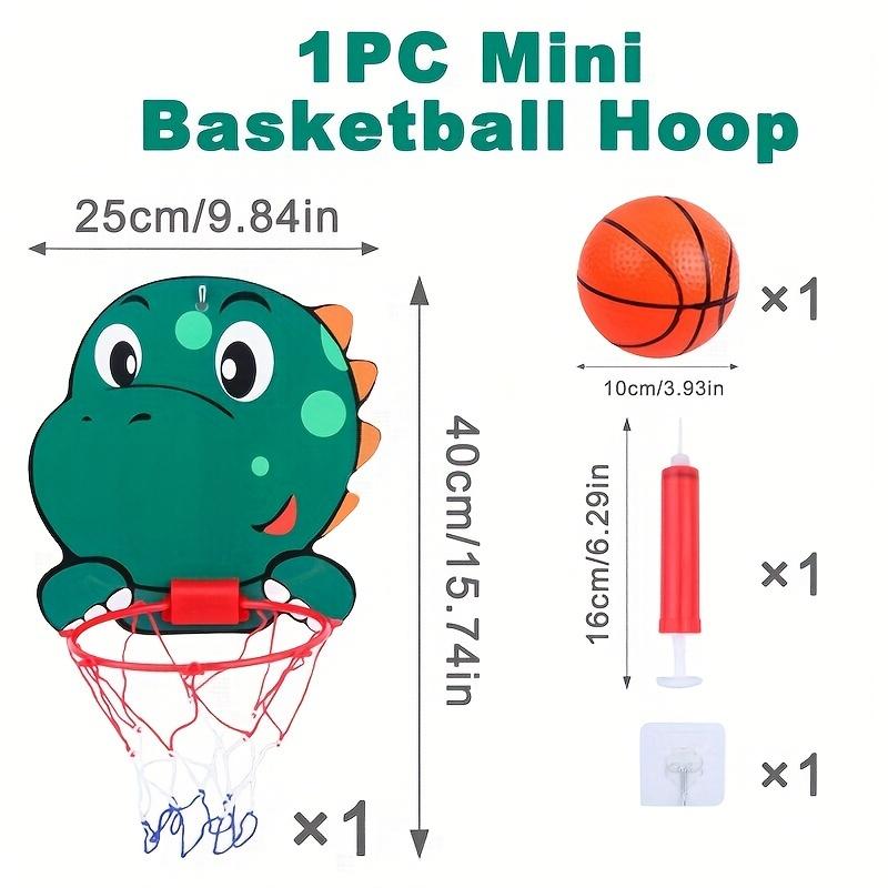 

Dinosaur Hanging Basketball Rack Set, indoor/outdoor sport Birthday Party Decorations Gift, Gathering Party Game Event Supplies зелёный