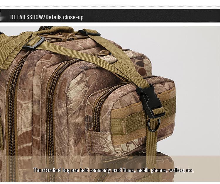 Military Tactical Backpack - Outdoor Mountaineering and Camping Gear, Sports, and Travel Bag