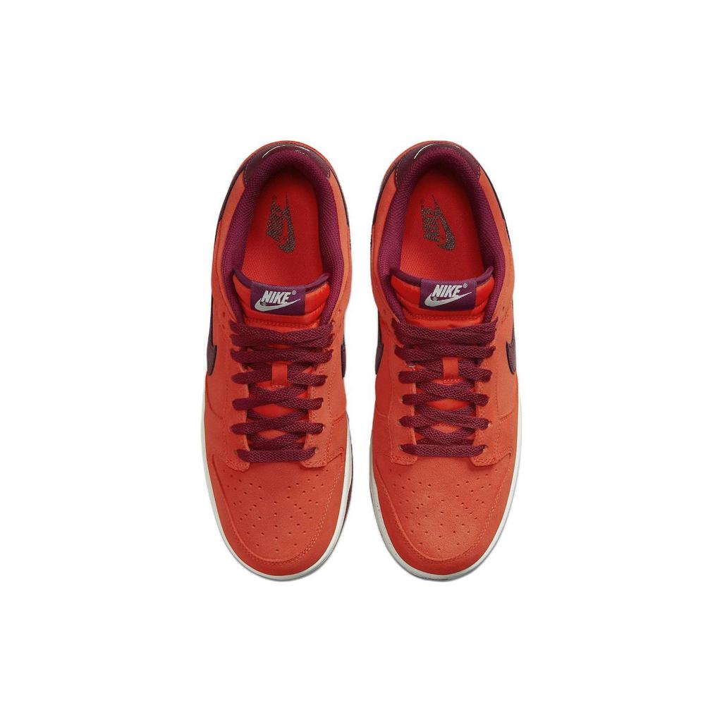 Nike Dunk Low Orange Suede Men Sneakers Safety-Orange Team-Red Sail DQ8801-800