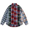 Korean Retro Plaid Long-Sleeve Unisex Shirt Jacket - 2024 Spring Trend
