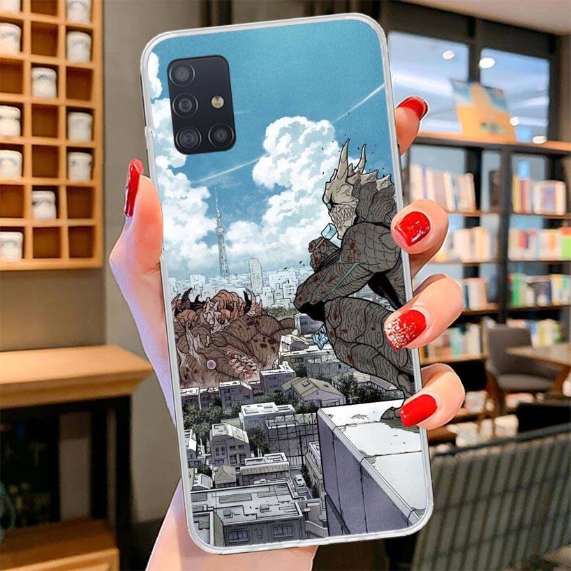 Kaiju No. 8 Anime Cover Phone Case For Samsung Galaxy A12 A22 A32 A52 A72 A02S Phone Case Note 20 Ultra 10 S10 Plus A51 A71 A50S