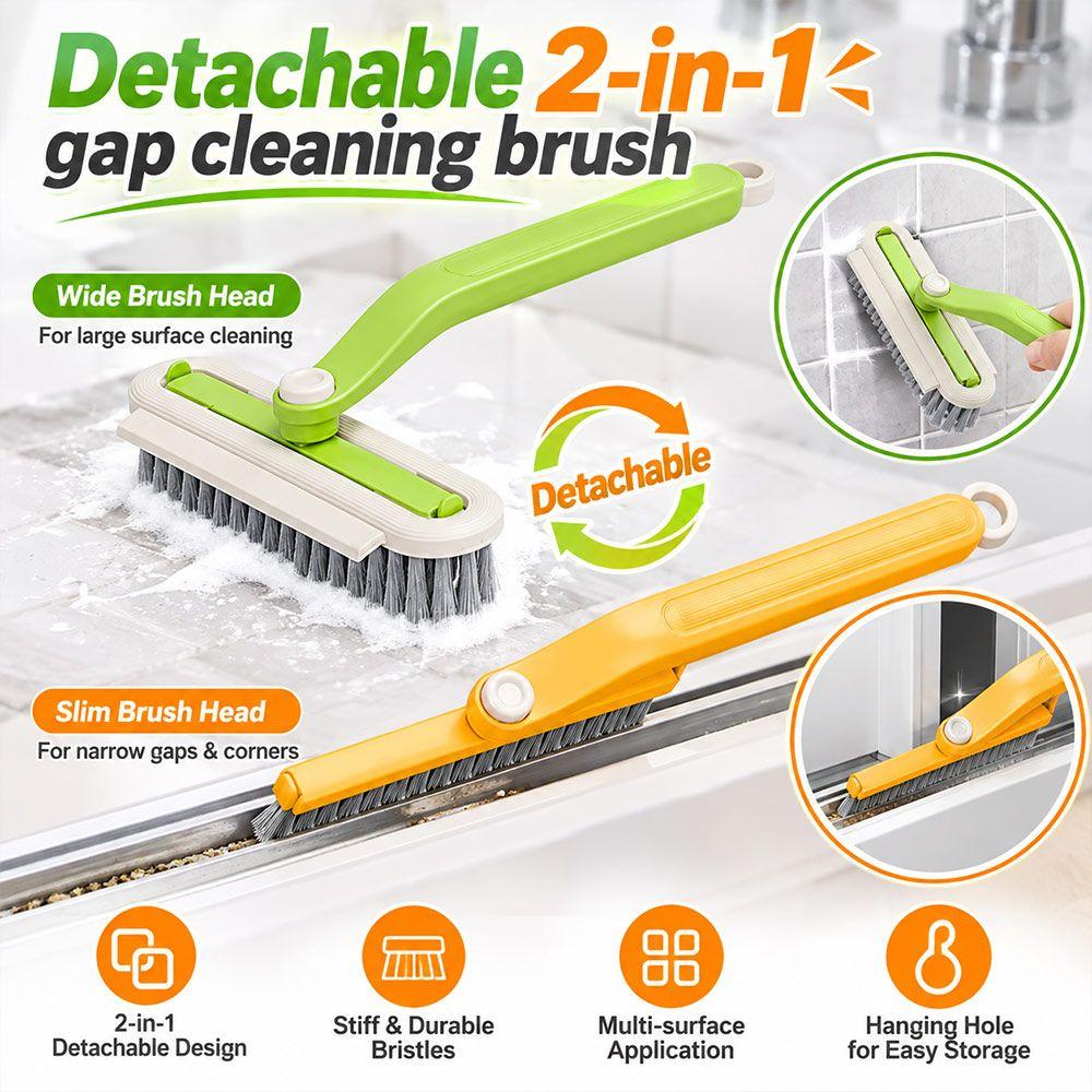 Detachable Gap Cleaning Brush Hard Bristle Toilet Brush New Crevice Brush Kitchen