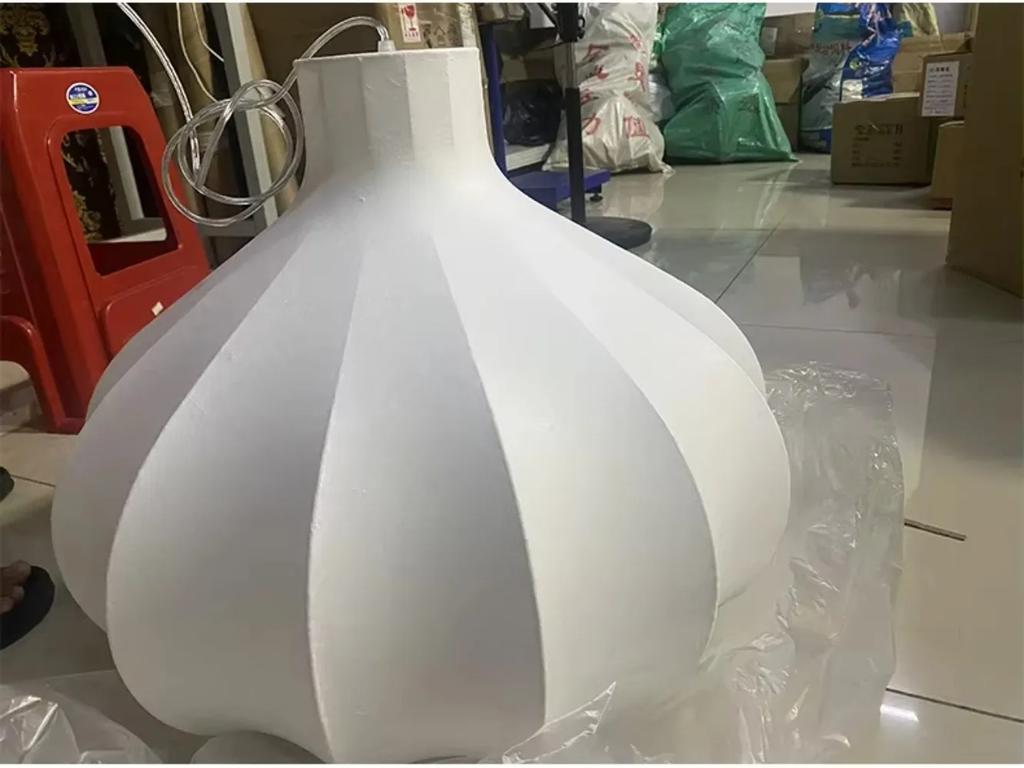 New French Medieval Pendant Luxury Chandelier for Living Room Clothing Store Simple Creative Cream Wind Fabric Hanging Lamp