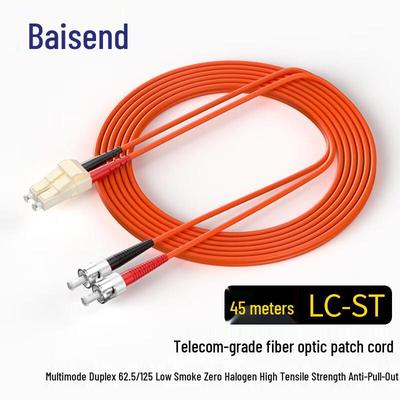 Bosund Telecom Grade LC-ST Multi-mode Duplex Fiber Optic Patch Cable