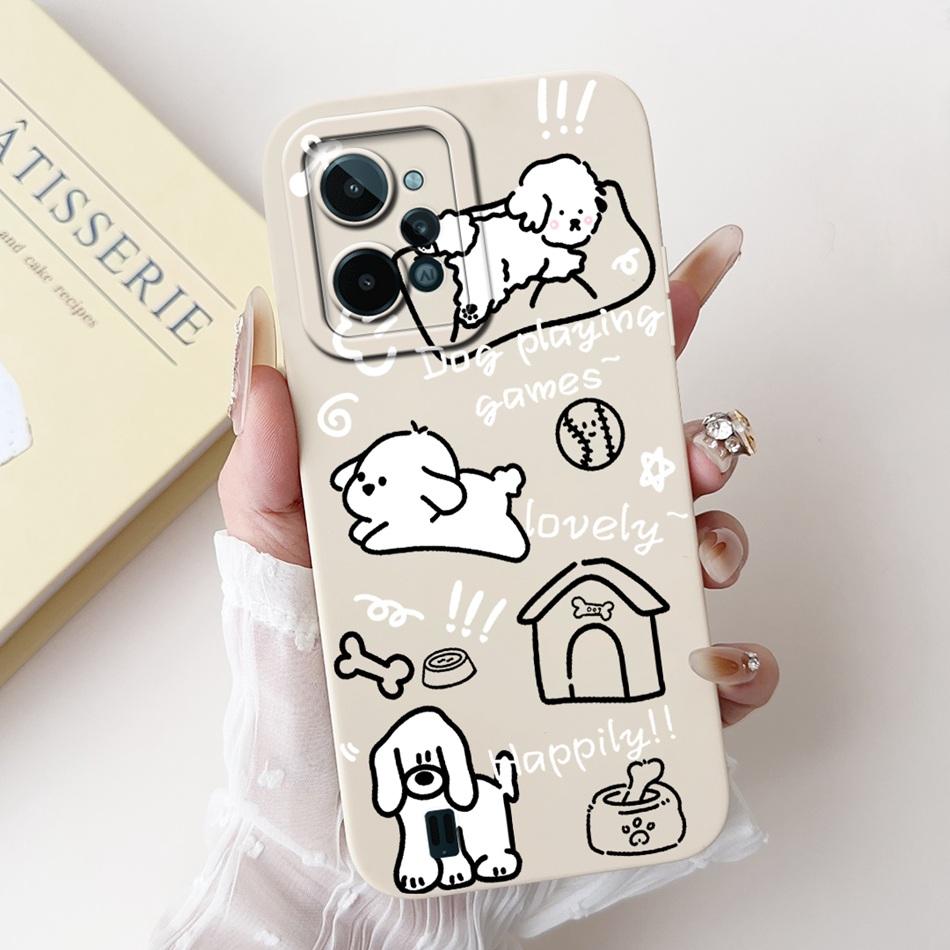 For Realme C31 Case RealmeC31 C 31 4G RMX3501 2022 Cute Cartoon Camera Protective Shockproof Soft Silicon Phone Cases