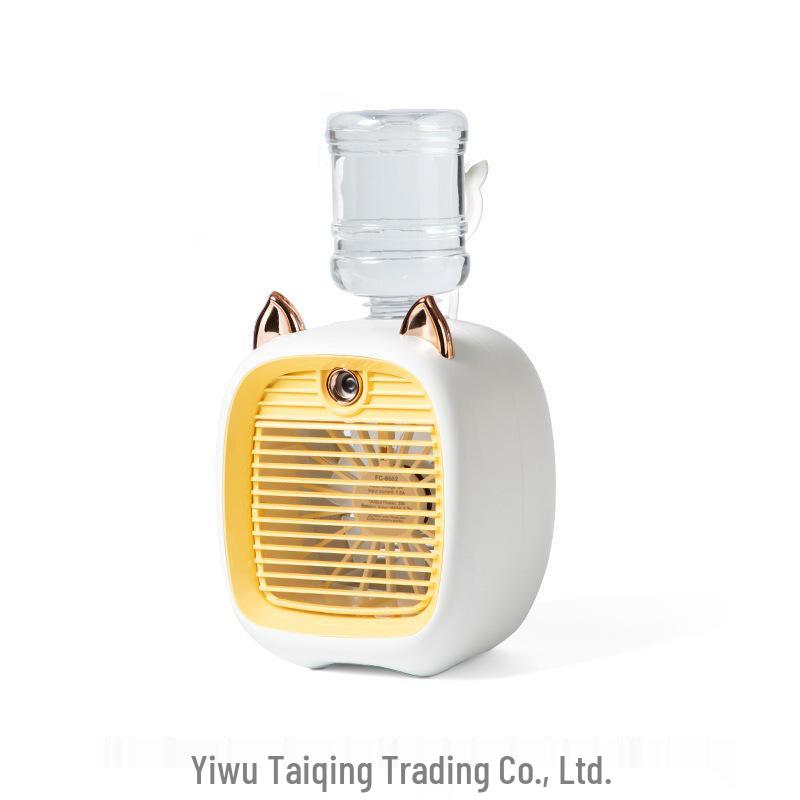 Little Fox Mini Air Conditioner: Desktop Humidifier, Water-Cooled Fan