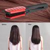 Hair Straightening Comb Double Sided Bristle Hair Brush Clamp Straightener Comb Natural Fibres Styli