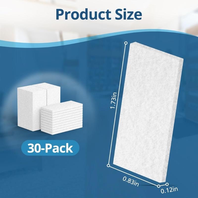 30 Pack Humidifier Filters High Efficiency Filters for Humidifying Devices Offering Water Purity and Performances