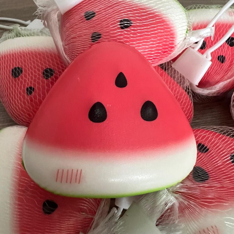 Squishy Watermelon Fidget Toy Anti-Stress Slow Rising Fruit Pinch Squeeze Stress Reliever Funny Pressure Reducer Prop