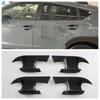 For Subaru Crosstrek 2024 Car Door Handle Bowl Frame Cover Trims ABS Carbon Fiber Decoration Sticker Car Styling Accessories