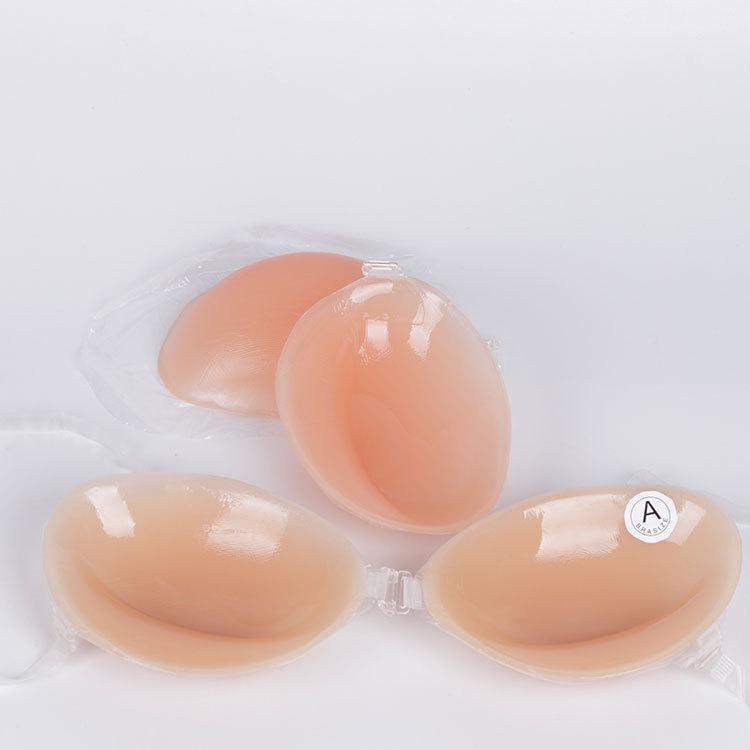 Silikon Push-Up Nippelabdeckungen für kleine Oberweiten – Extra dick, trägerloser unsichtbarer BH für Hochzeitsfotografie