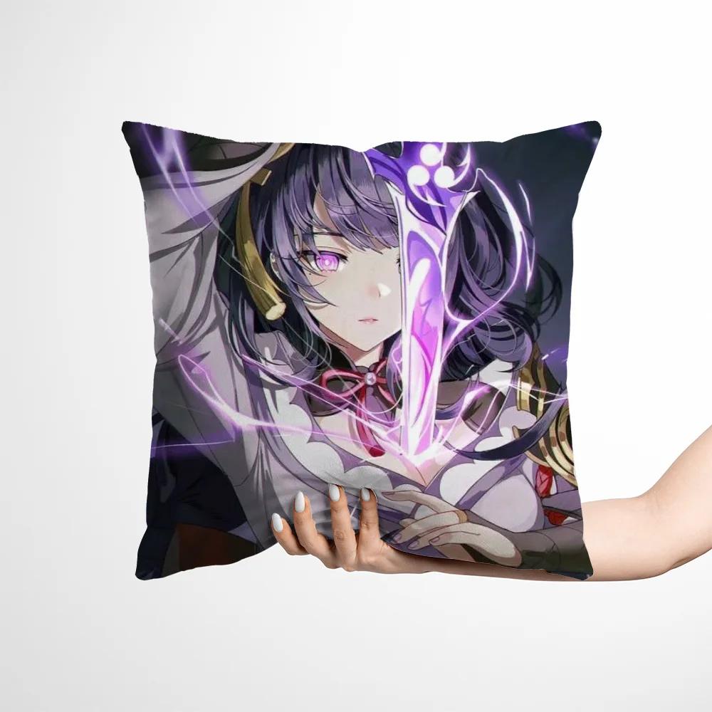 Honkai Star Rail Decorative Cushions for Sofa Sleeping Pillows Pillowcases for Bed 2 Pieces Cushion Covers Pillow Cover X