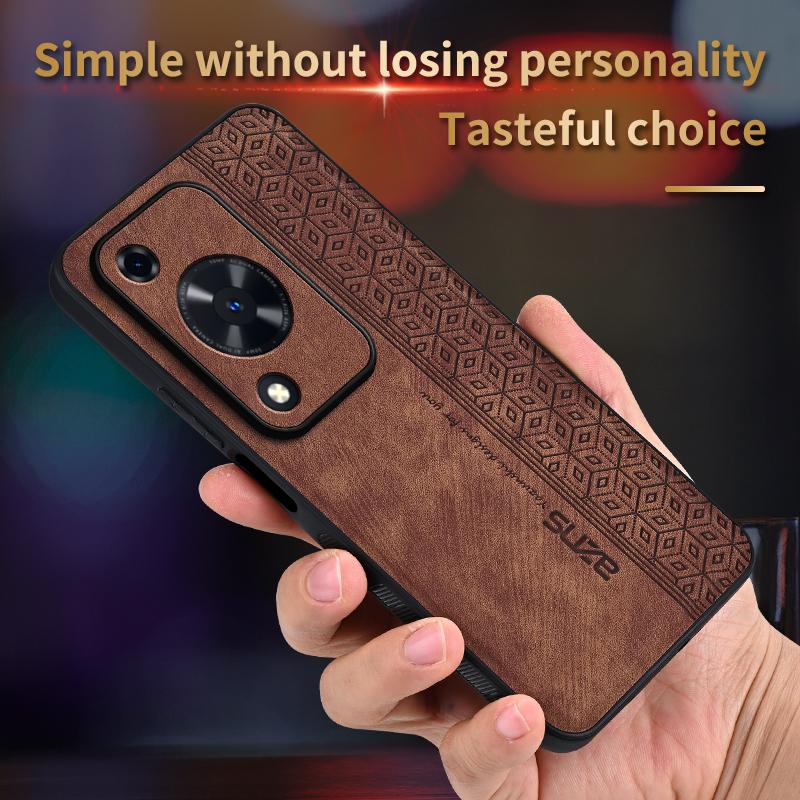 AZNS For Huawei Enjoy 70 4G/nova Y72 4G Case Imprinted PU Leather+TPU Protective Phone Cover