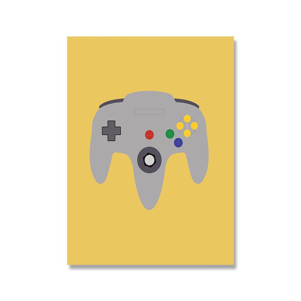 Gaming Boys Wall Art Pictures Video Game Controllers Posters and Prints Gamer Gift Canvas Painting E-Sports Room Kidroom Decor