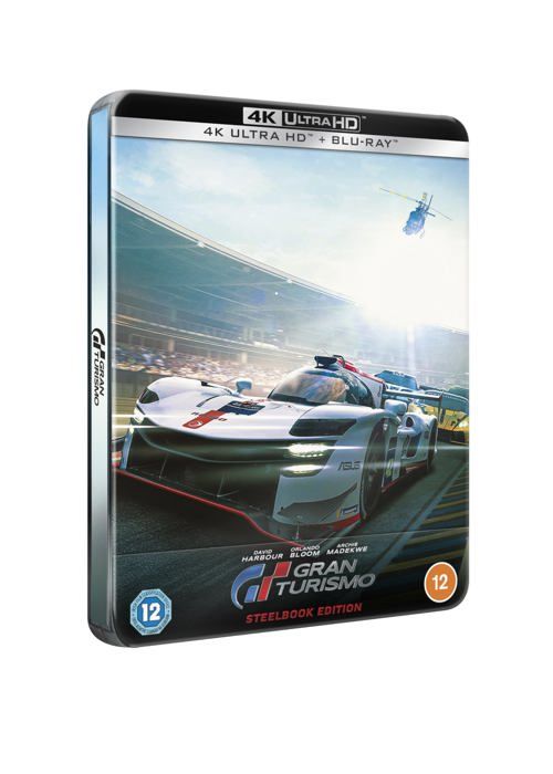 Blu-ray film import gran turismo : based on a true story blue steelbook blu-ray 4k ultra hd