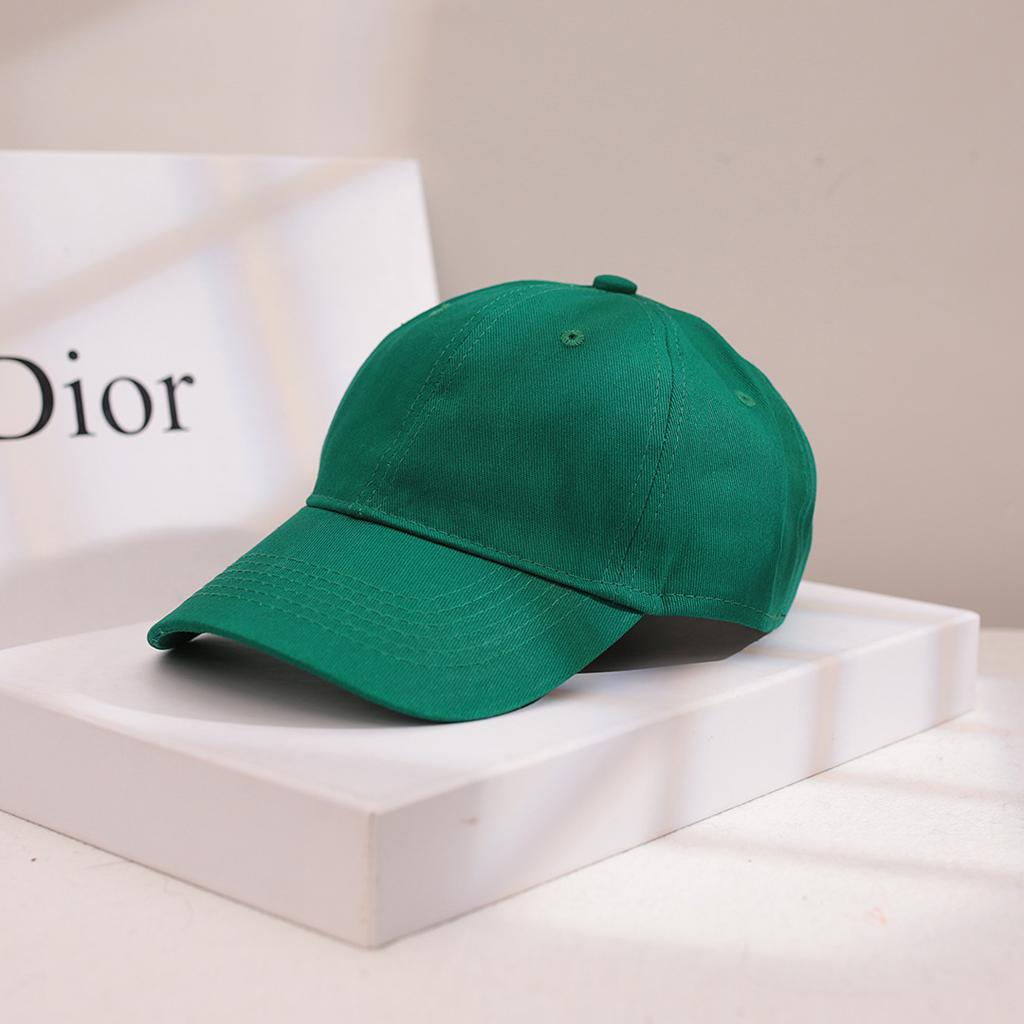 Men's and women's soft top solid color cap star ins show face small casual versatile trendy black baseball cap