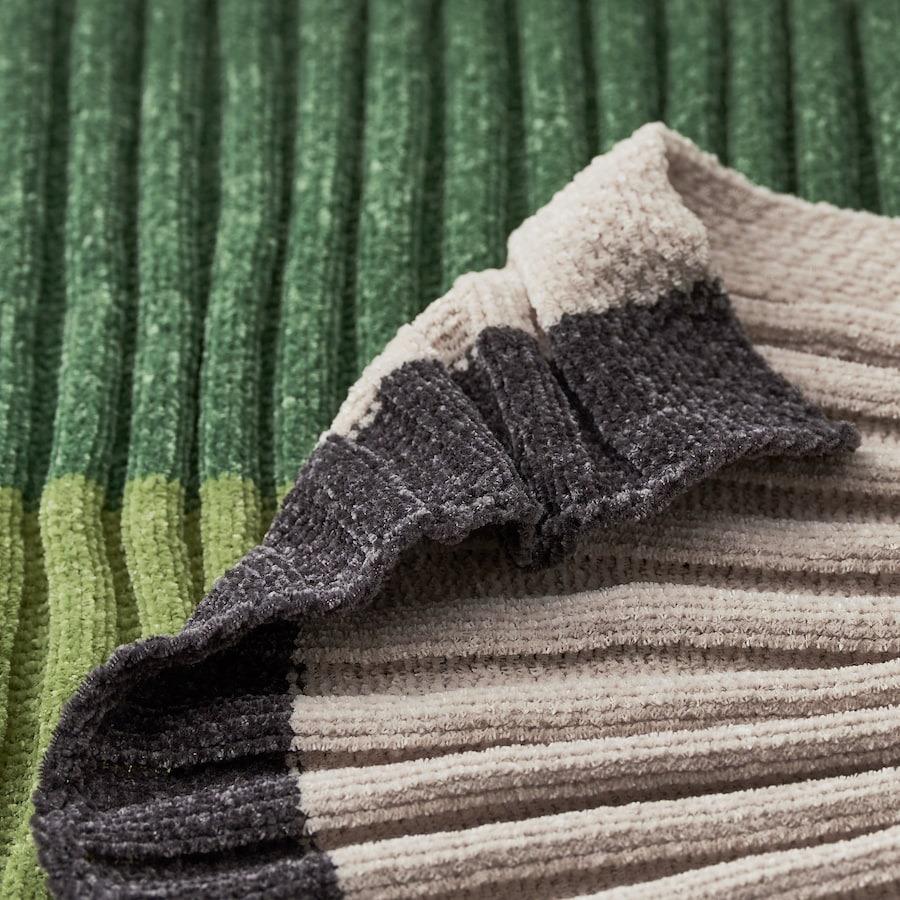 Gri-yeşil battaniye, FJALLTRIFT Atkı Gri/Yeşil, IKEA