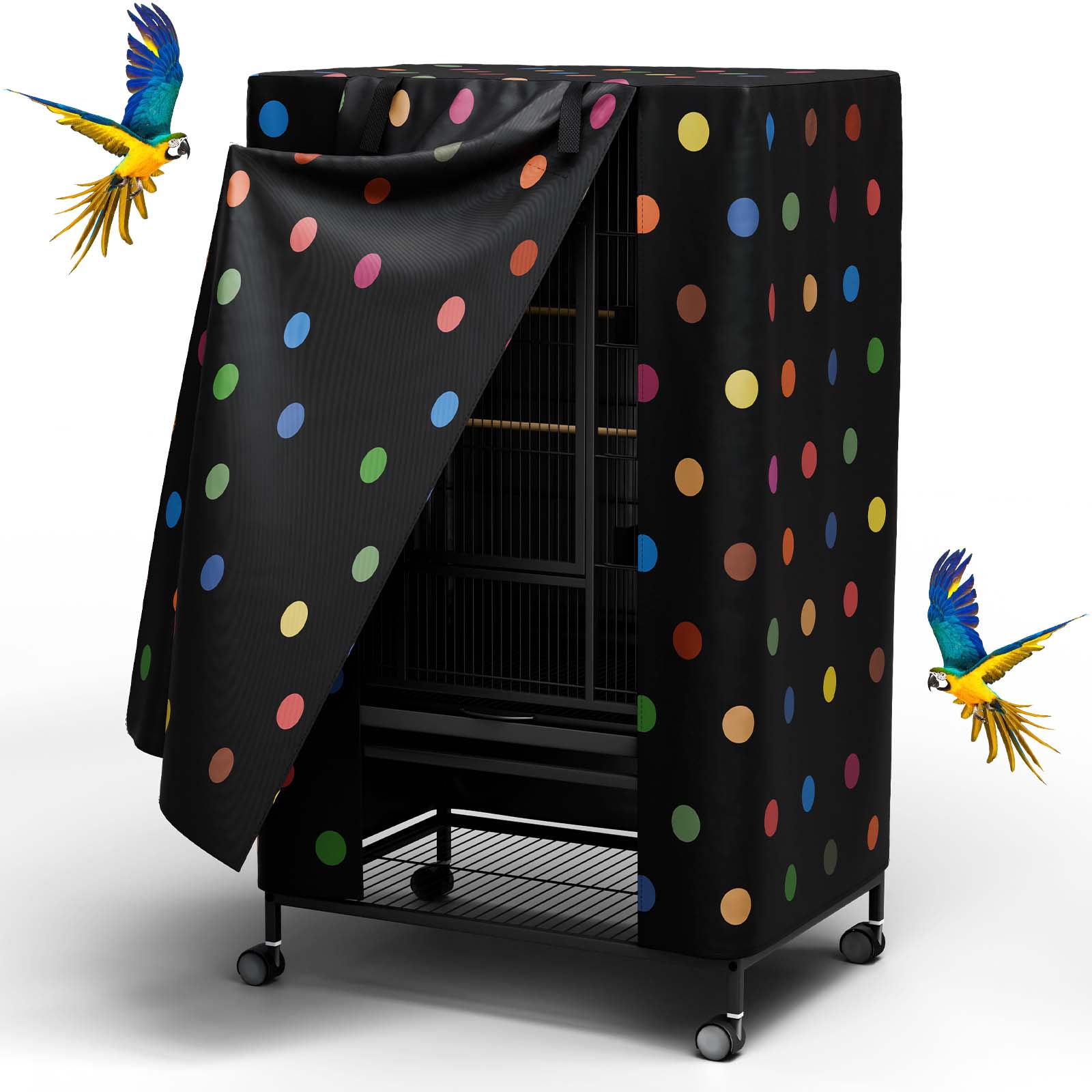 Nighttime Bird Cage Cover with Zipper
