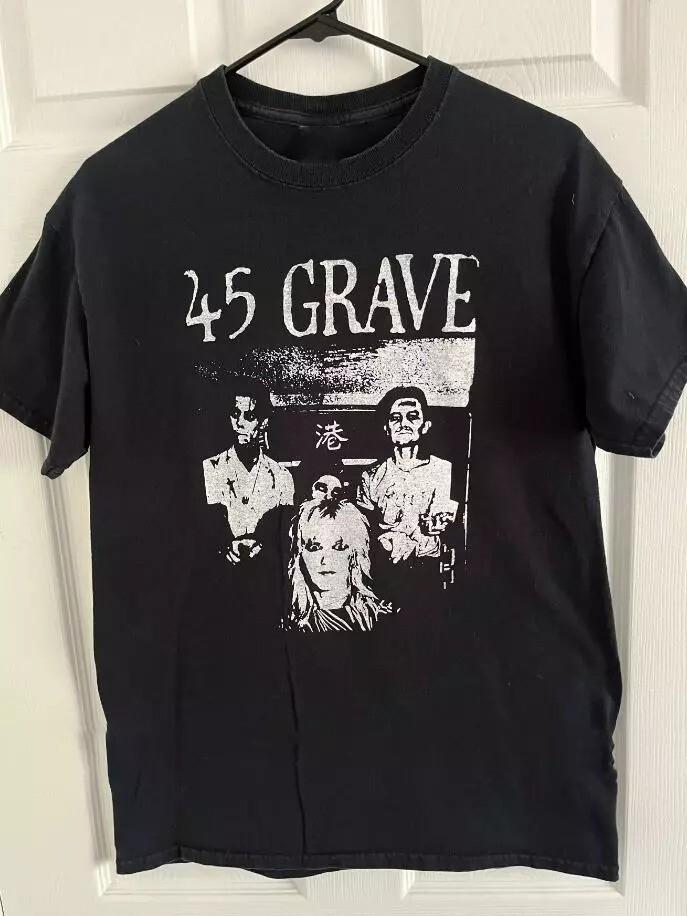 Футболка унисекс 45 Grave Band Death Rock Punk Черная Все размеры от S до 5XL BL1267 M
