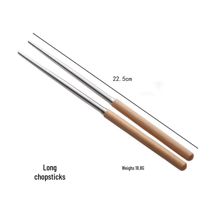 Japanese Wooden Handle Stainless Steel Cutlery Set - Knife, Fork, Spoon for Western Cuisine