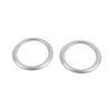 For Mazda CX-3 CX3 2017 2018     Car Stick Ide Audio Speak Sound Inner Front Dashboard Trims Circle Trim 2PCs