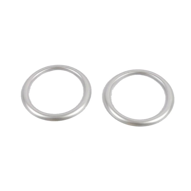 For Mazda CX-3 CX3 2017 2018 Car Stick Ide Audio Speak Sound Inner Front Dashboard Trims Circle Trim 2PCs