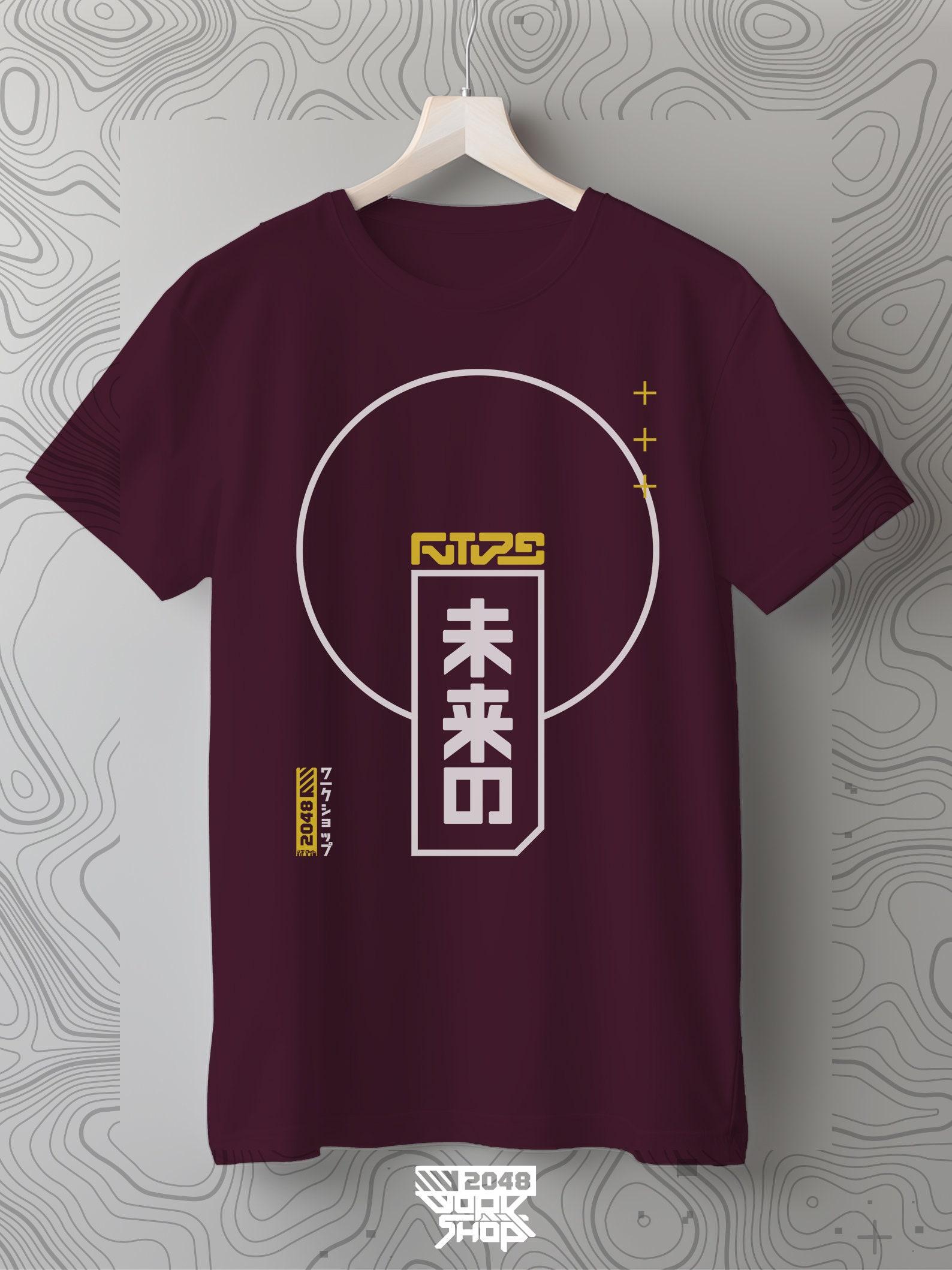 Cyberpunk Kanji T-Shirt: Japanese Streetwear, Warcore Darkwear S