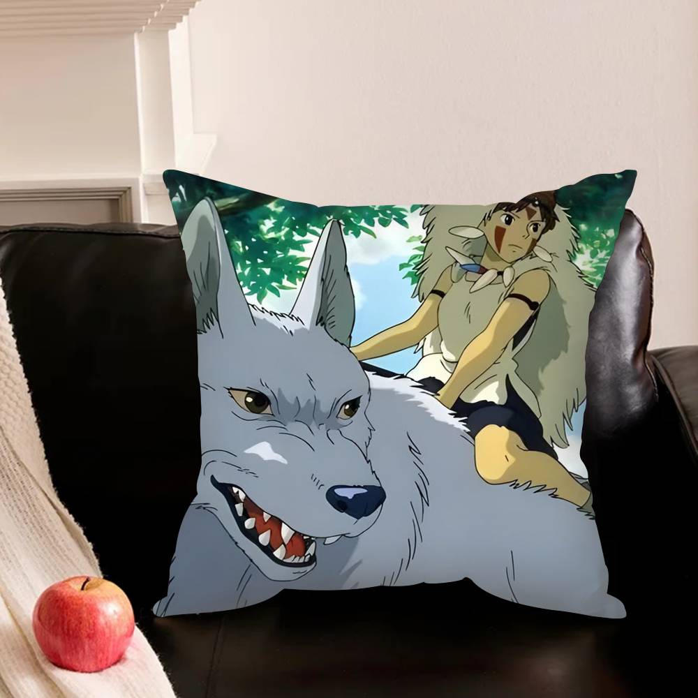 Tv Anime M-Mononoke Various Sizes Square Pillowcase For Car Home Bedchamber Decor