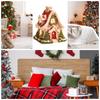Small House Incense Burner Festive Snow House Incense Burner Winter Holiday Desktop Decoration Xmas Party Ornament for Christmas