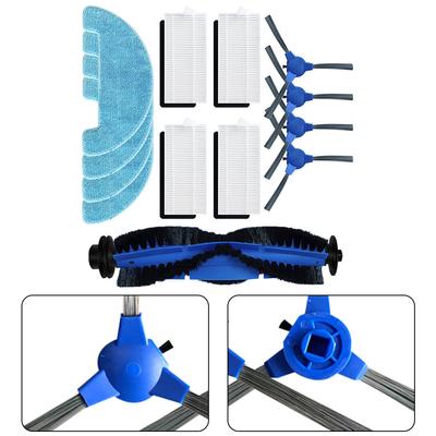 Ersetzen Sie die Ersatzteile durch die Seitenbürsten des Roboterstaubsaugers