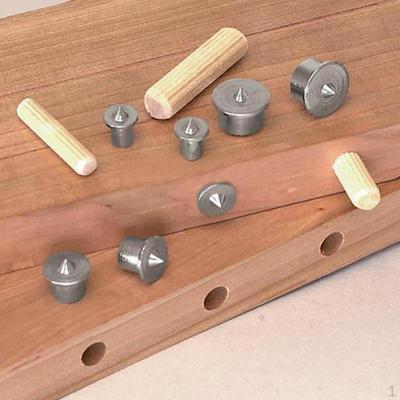 8 delar trä Silver Dowel Set 6mm-13mm DIY elverktygstillbehör