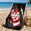 Inter Club Emblem Printed Microfiber Beach Towel, Soft And Absorbent, Quick-Dry, Ideal for Summer Travel, Beach Essential, Swimming Pool