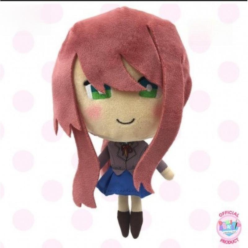Schattige Doki Doki Literature Club Pluche Set Monika Sayori Natsuki Yuri Zachte Knuffel Schooluniform Poppen Voor Fans Woondecoratie 20cm