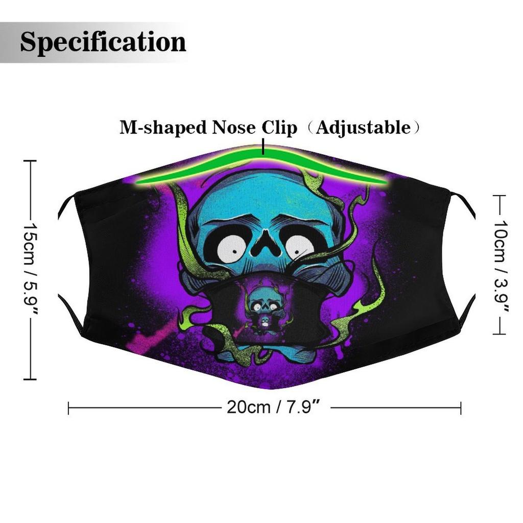 1Pack Dustproof Reusable Mask With 5/10/15 Filter Options And Comfortable Nylon Stretch Material Designed For Outdoor Daily Protection