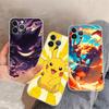 1pc Popular Cartoon Anime P-PokemonS Phone Case For IPhone 17 16 15 14 11 12 13 Mini Pro XS Max Plus Funda Shell