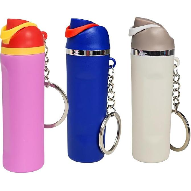3 Pack Mini Tumbler Keychain Accessories for Owala Water Bottle