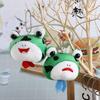Stuffed Doll Red Scarf Frog Plush Pendant Cartoon Frog Frog Plush Keyring   Birthday Gifts