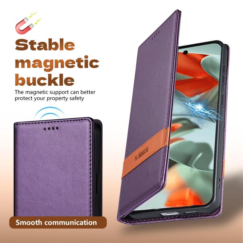 Business Magnetic Flip Leather Phone Case for XiaoMi RedMi Note 15 Pro Plus 14 13 12 15C 14C 13C RFID Cards Wallet Cover Funda