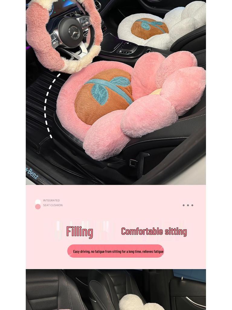 2025 Floral Lumbar Car Seat Cushion for Women