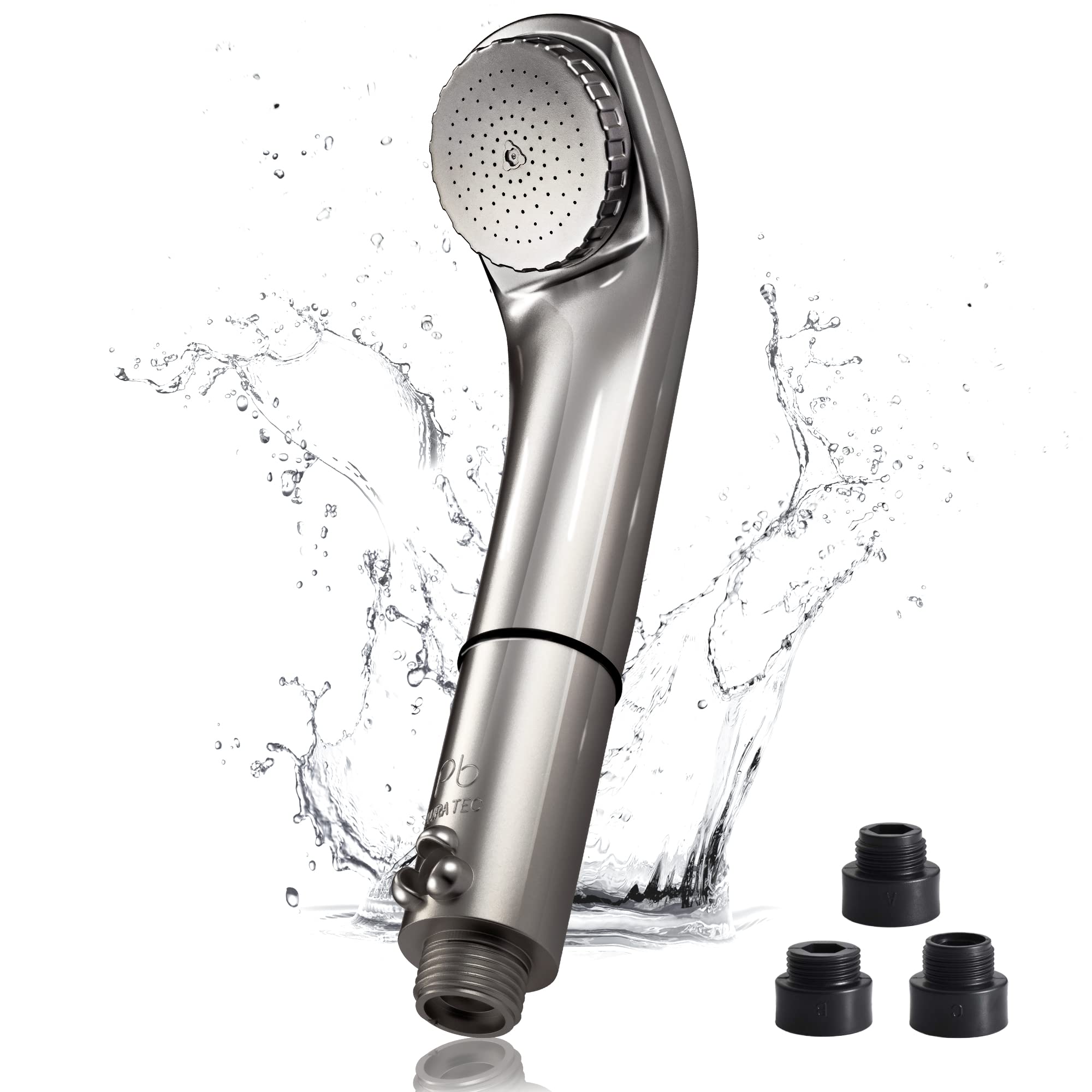 Purebble II Shower Made in Lightweight Gentle on Sensitive Fine Nano Bubble Shower Genuine Product Head, Micro-Nano Bubble, Japan, Head, Skin, Bubble,