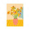Retro Trendy Floral Rainbow Poster Wall Art Print Abstract Canvas Painting Spaghetti Dinner Date Room Cuadros Decorativos