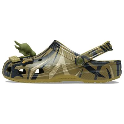 CLOT X EVA Comfortable Versatile Hole Shoes Unisex Army Green Unisex