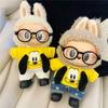 15 17cm For Labubu Doll Disney Goofy Winnie Mickey Minnie Mouse Outfit Clothes Plush Stitch Tigger Cosplay Clothing Accessories