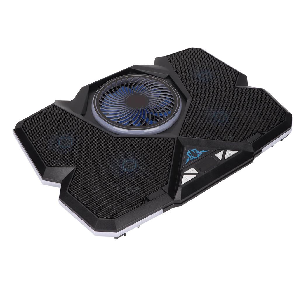 Laptop Cooler 12 RGB Modes 7 Height Stands Laptop Gaming Cooler Fans With LED Screen for 12in‑17.3in Laptops